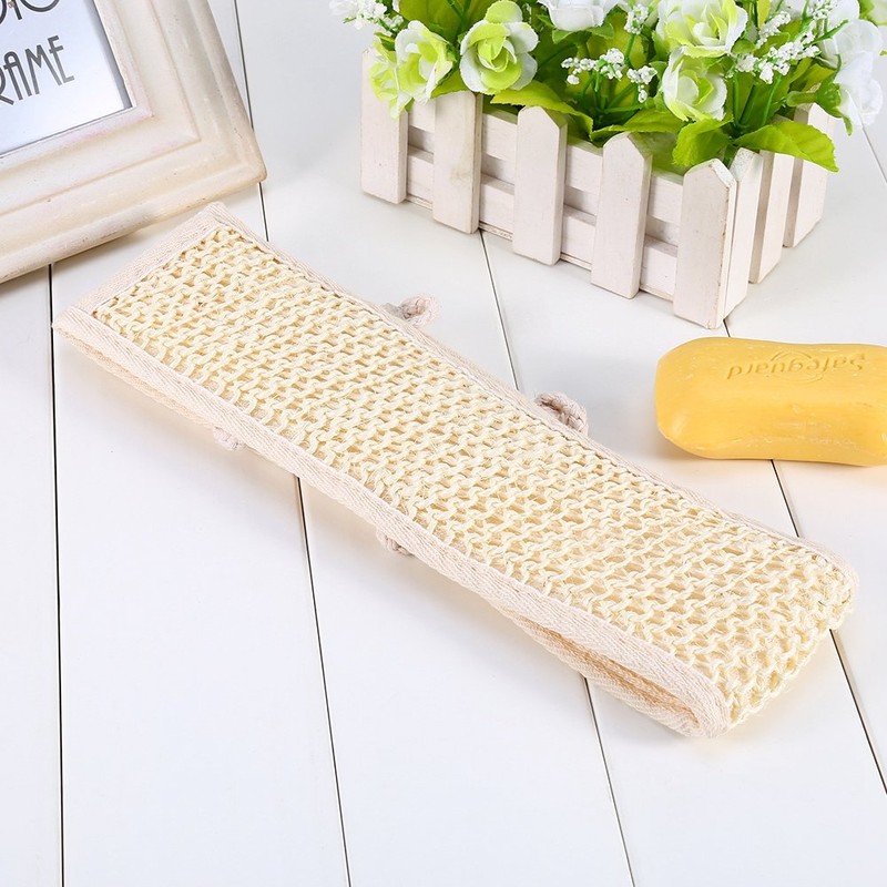 Bath Wash Strap, Exfoliating Loofah Back Exfoliating Sponge for Shower