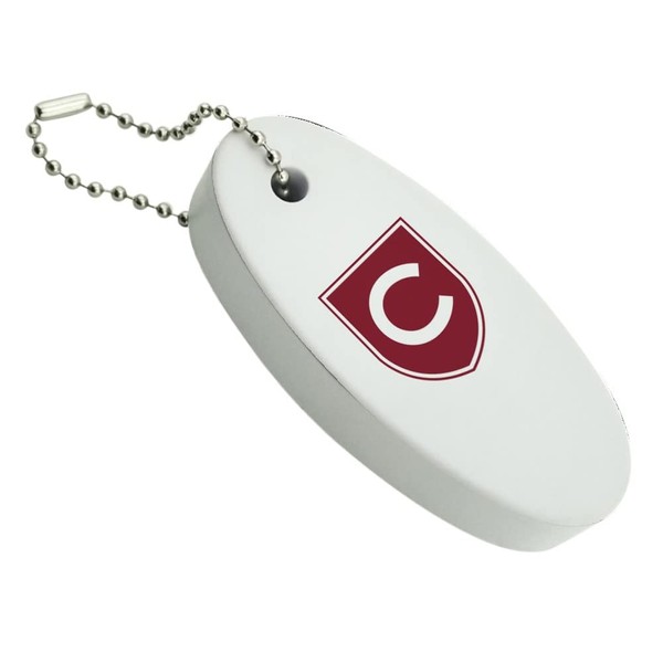 GRAPHICS & MORE Colgate University Secondary Logo Floating Keychain Oval