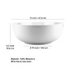 KX-WARE 11-inch Melamine Serving Bowls - Larger Salad Bowls Mixing
