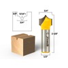 Yonico 13074 5/16-Inch Radius Point Cutting Round Over Groove Router