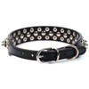 Dog Collar, Studs, Wild Spikes, 5 Holes, Adjustable, Small, Medium,