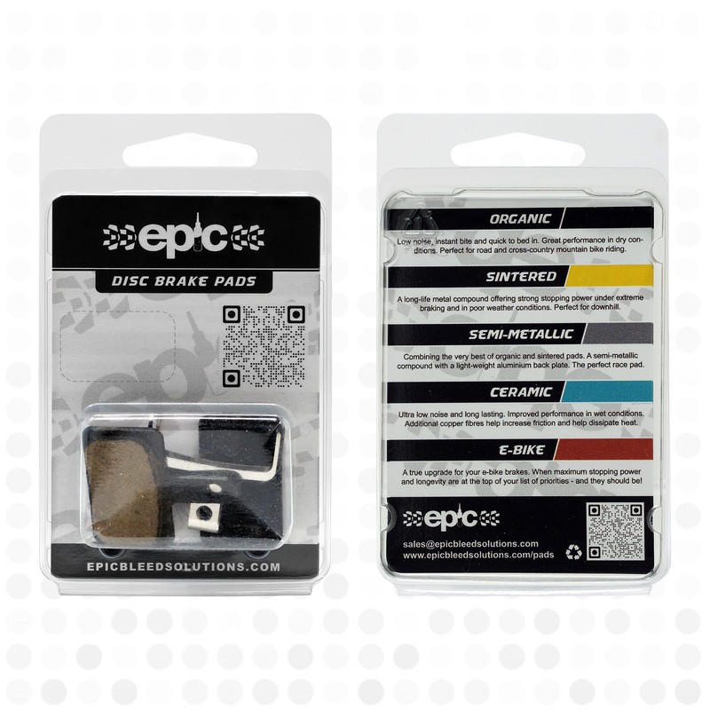 epic Disc Brake Pads for Shimano Brakes | B01S, B05S,