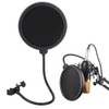 AllBright Microphone Pop Filter Pop Guard Microphone Filter Flexible Noise