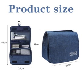 Travel Toiletry Bag Hanging Toiletries Bag Travel Bag for Toiletries Foldable Toiletry Bags with Hang Hook for Travel Accessories Essentials Organizer Cosmetics Brushes Tools