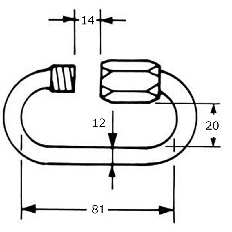 Aii Ring Catch 0.5 inches (12 mm) Adjustable, Connected, Fixed,
