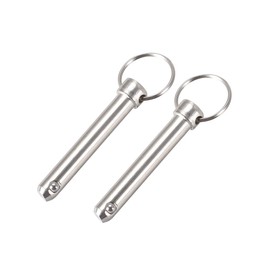 sourcing map Quick Release Pin 10mmX60mm Marine Hardware for Boat Bimini Top Deck Hinge 2Pcs