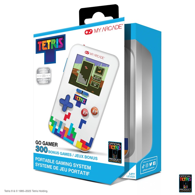 My Arcade DGUNL-7029 Tetris Go Gamer Classic Handheld Portable Video