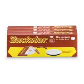 Backstar Backpapier Rund,3 x 24 Bogen à 32 cm