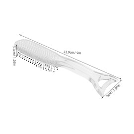 OATIPHO Detangling Brush: Anti Static Detangler Mermaid Tails Hair Brush Guasha Scalp Comb For Wet Dry Hair Styling Tool Body Facial Massage