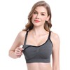 Suekaphin 2PACK Nursing Maternity Bra for Pregnancy Women Breastfeeding Comfortable