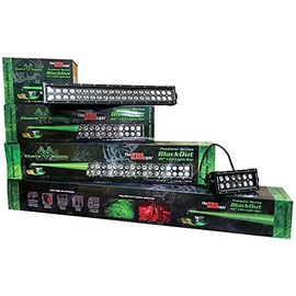 Kill Light Predator Series Blackout LED Driving Light Bar (6 LED Flush Mount, Red)