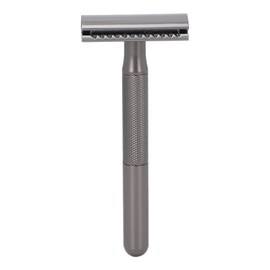 Safety Razor Professional Home Barber Shop Travel Portable Men Alloy Manual Shaver (Without Blade)
