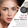 Marie-José & Co Soft Black Eyebrow Powder, Compact Eyebrow Kit