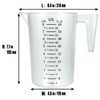 DOTINGHUX DOTINGHUX? 8 Cup/2-Quart Large Measuring Cups, Clear, Strong Food