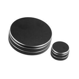 TUCKBOLD 2pcs Multimedia Volume Knob Caps Decals Stickers Covers for Mazda 6 Atenza 2020 2021 2022 Car Interior Gear Shift Gears Panel Decorations Accessories Black Automotive Parts