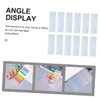OSALADI 40Pcs Washi Tape Sample Boards Durable Plastic Washi Cards