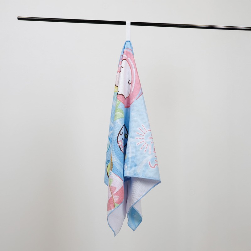 Marushin 6575045800 Bath Towel, Sumikko Gurashi, Summer Vacation, Quick Drying,