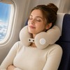 Inflatable Travel Neck Pillow for Flights & Office – Adjustable