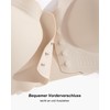 SHARICCA Women's Front Closure Bra - Without Underwire, V Neck,