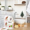 Funny Christmas Toilet Paper, 2 Rolls Holiday Bathroom Toilet Papers,