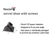 Baluster Screw Down Swivel Shoe with Set of Screws, Use