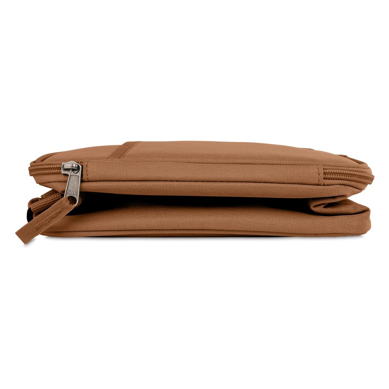 PackIt® Freezable Crossbody Lunch Box, Almond, Built with ECOFREEZE® Technology,