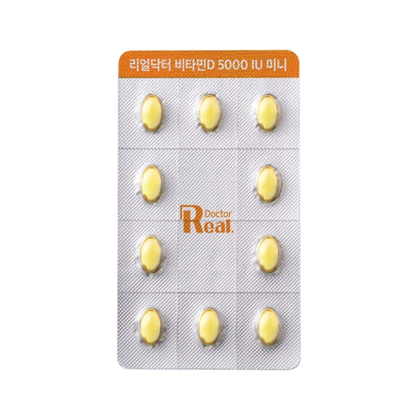 Real Doctor Vitamin D 5000IU Mini Capsule High Potency 6