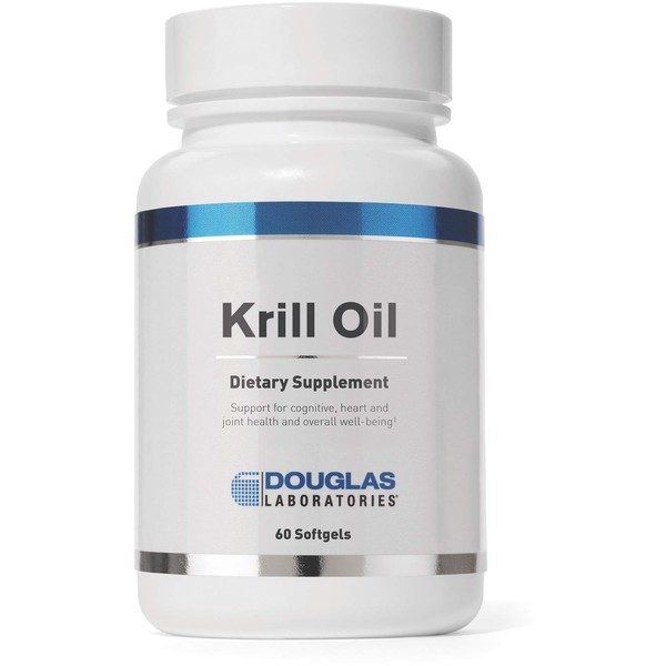 Douglas Laboratories - Krill Oil - Supports Cognitive, Heart and Joint Health - 60 Softgels