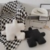 Plush Throw Pillow Ultra Soft Cushion Puzzle Special Shaped for