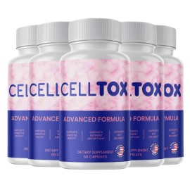 Unbranded (5 pack) CellTox Capsules - Advanced Cell Tox Gut and Digestive Support