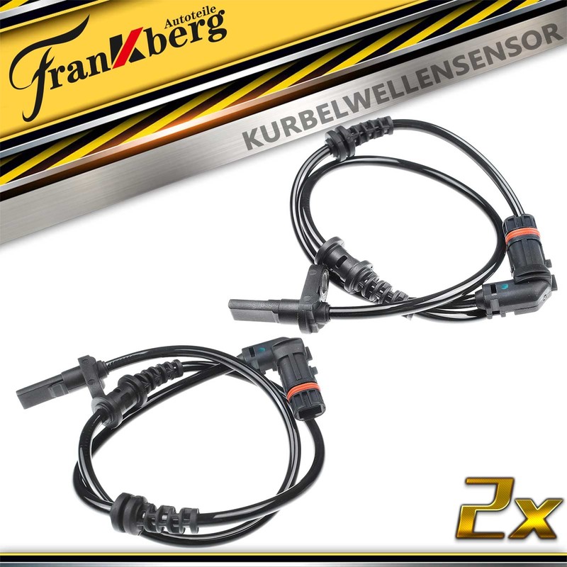 2x ABS sensor 2-pin front axle for A-Class W169 A150