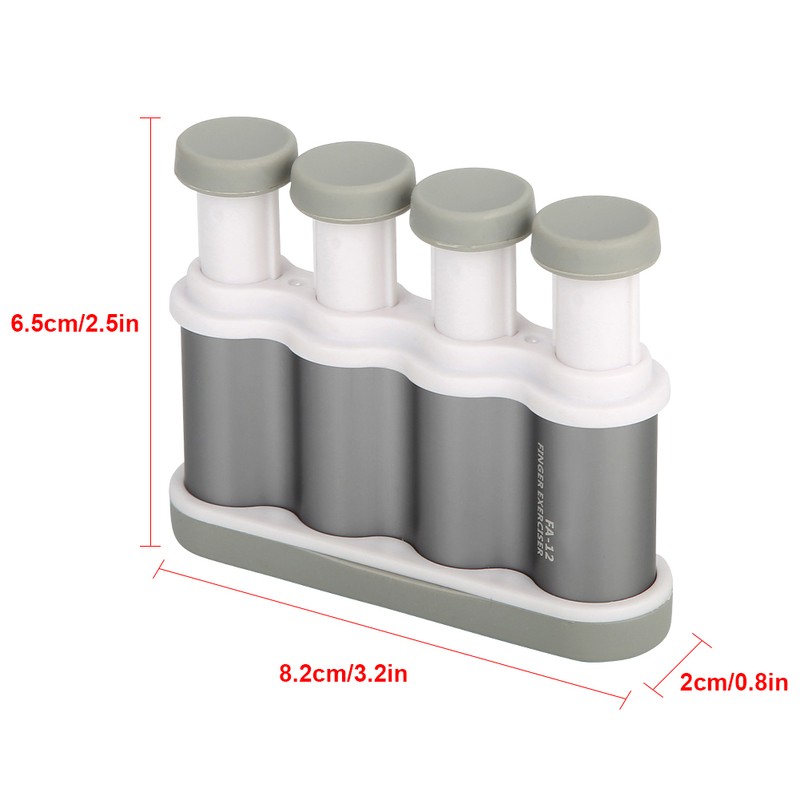 Flanger FA-12 Guitar Hand Finger Exerciser Strengthener Training Tool Accessory(Gray)