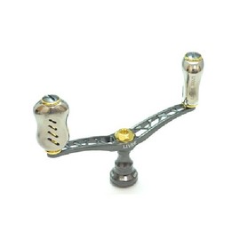 LIVRE Reel Wing 100 Fino Knob for Shimano S2 (Gunmeta P + Gold G)