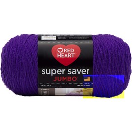 Red Heart Super Saver Jumbo Yarn, Amethyst