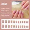 【NEW ARRIVALS!】 Press on Nails French Tip Bling Coffin Short