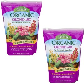 Espoma OR4 Organic Orchid Mix Potting Soil, 4-Quart (2)
