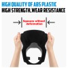 YHMTIVTU Gloss Black Front Headlight Fairing Cowl Cover For Harley