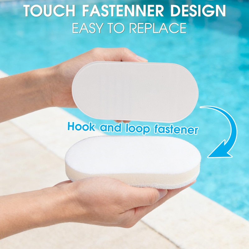 Hot Tub & Spa Scrub Pad – Flexible Handheld Non-Scratch