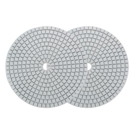 uxcell Diamond Polishing Pad 7-Inch 1000 Grits Wet/Dry Grinding for Stone Concrete Marble Countertop Floor 2pcs