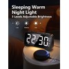 Vibrating Alarm Clock for Heavy Sleepers with Bed Shaker, Extra