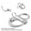 Walfront Marine Boat Rigging Stainless Steel Fixed Snap Shackle Quick