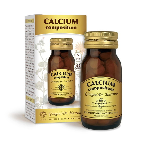 CALCIUM COMPOSITUM pastiglie - 40 g (integratore di calcio, vitamina D, vitamina K)