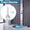 3" High Shower Threshold Water Dam 67" Long Collapsible Shower