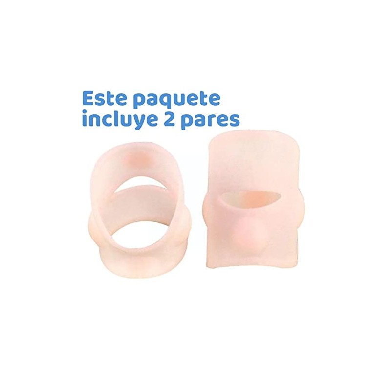 Set 2 Pares Protector Dedo Gordo Uñas Encarnadas Uñeros Alivia