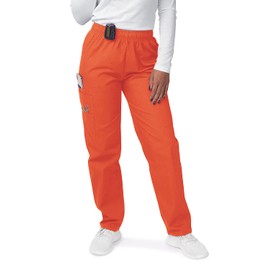 Sivvan Scrubs for Women - Drawstring Cargo Scrub Pants - S8200 - Mandarin Orange - L
