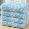 Patterned Bath Towels (4 Pack, 28"x52") - 100% Cotton |