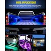 Tmengdao 3PCS RGB Truck Bed Lights Kit - 1.5M 270pcs