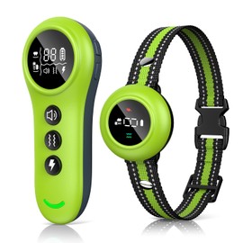XDX 2-in-1 Dog Shock Collar & Bark Collar – 3300FT Dog Training Collar with Remote, Automatic Anti-Barking, 5 Adjustable Sensitivity Levels, IP67 Waterproof E-Collar for Small Medium Large Dogs