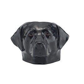 Quail Ceramics Black Labrador Face Egg Cup
