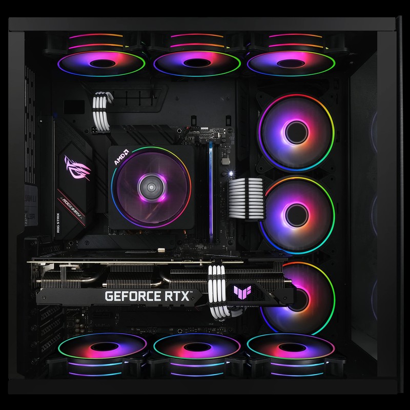 EZDIY-FAB Moonlight RGB Case Fan 120mm with Fan Hub X